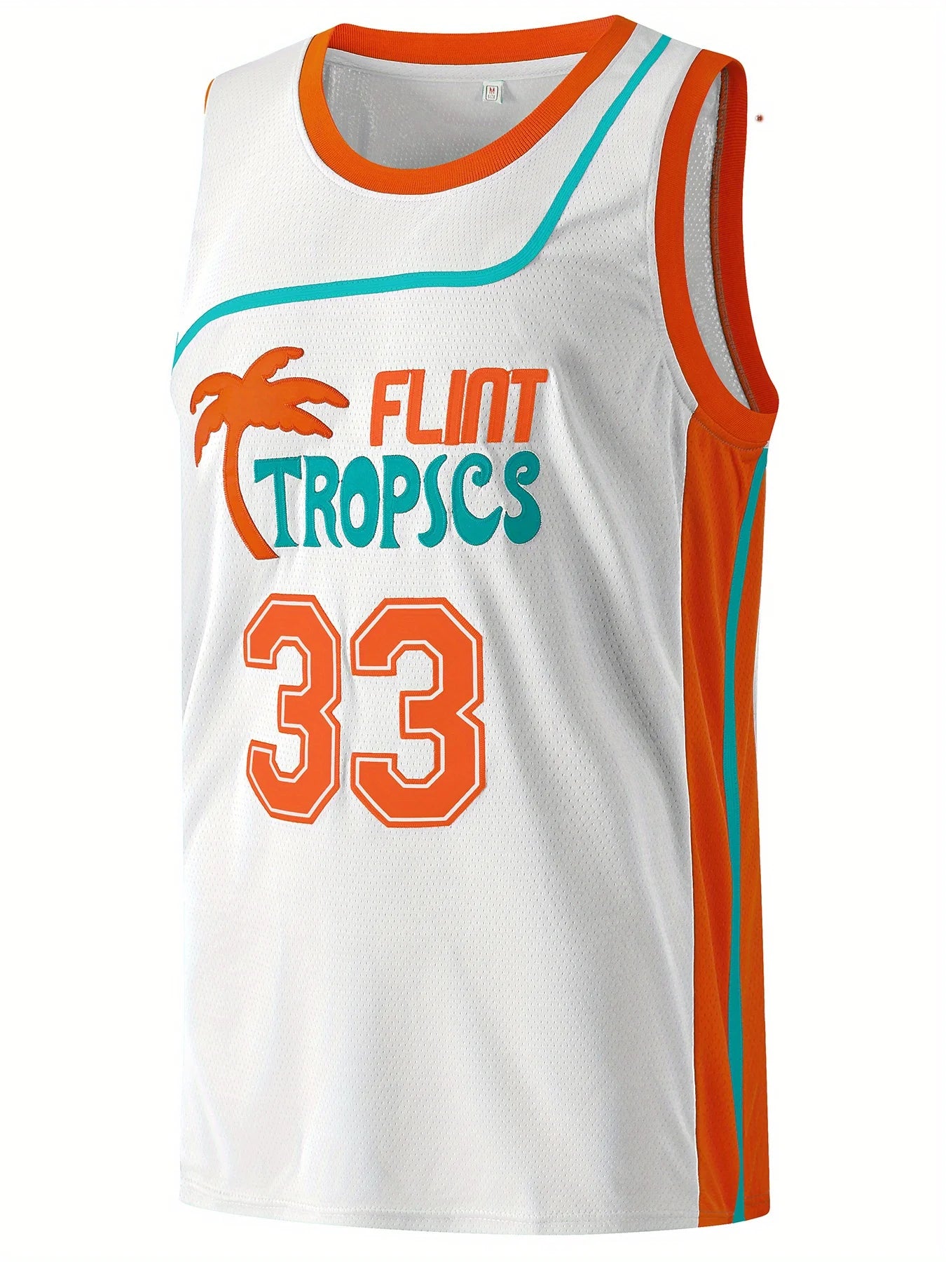 Men's #91 White Striped Basketball Jersey Breathable Sleeveless 3d Printed Training and Competition Wear Suitable for Sports